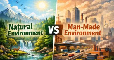 Natural Environment vs Man Made Environment - Key Differences, Importance and Impact on Human Life