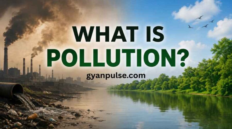 What is Pollution? Meaning, Causes, Effects and Major Types