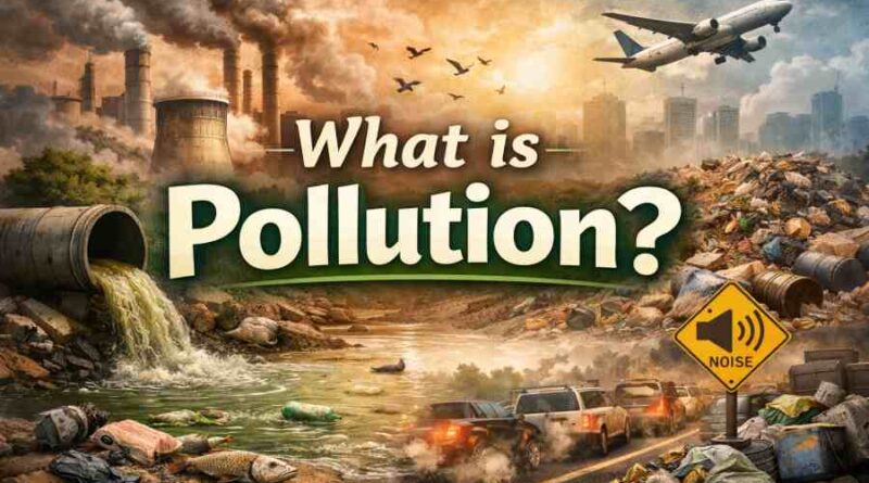 What is Pollution? Meaning, Causes, Effects and Major Types