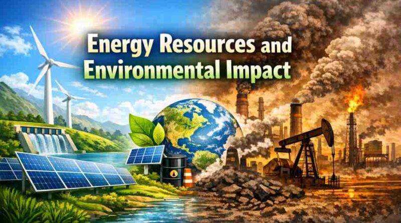 Energy Resources and Environmental Impact - Understanding the Power Behind Our Planet