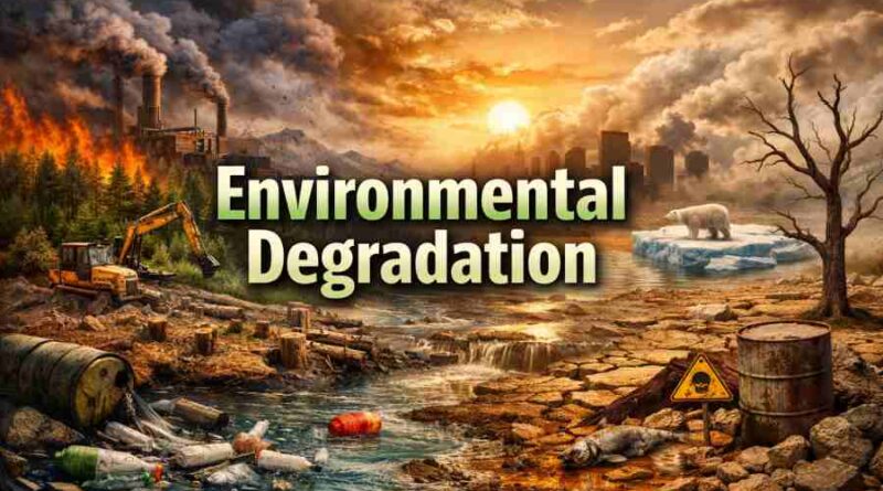 Environmental Degradation - Causes, Effects and Solutions for a Sustainable Future