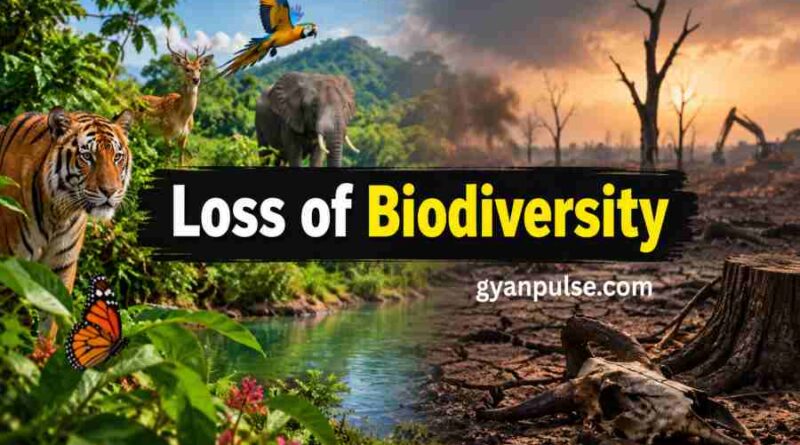 Loss of Biodiversity - Reasons and Effects