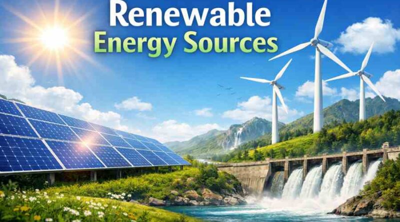 Renewable Energy Sources - Solar, Wind and Hydropower