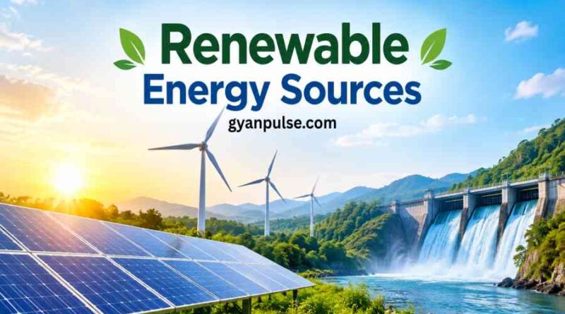 Renewable Energy Sources - Solar, Wind and Hydropower