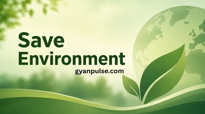 Save Environment - 10 Simple and Powerful Ways to Protect Our Planet