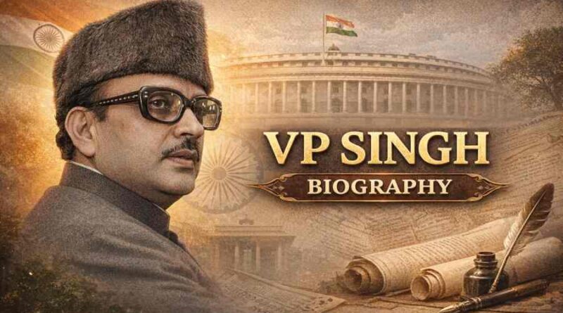 VP Singh Biography - The 7th Prime Minister of India who became a Symbol of Social Justice