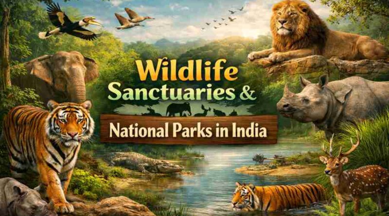 Wildlife Sanctuaries and National Parks in India - Nature’s Hidden Treasures