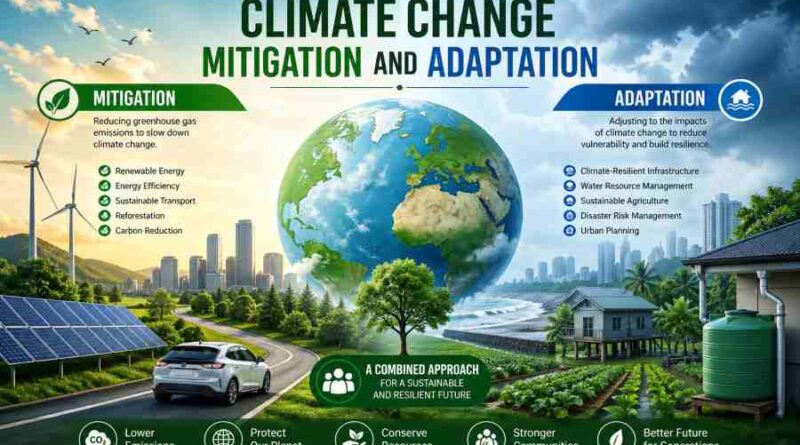 Climate Change Mitigation and Adaptation - Strategies for a Sustainable Future