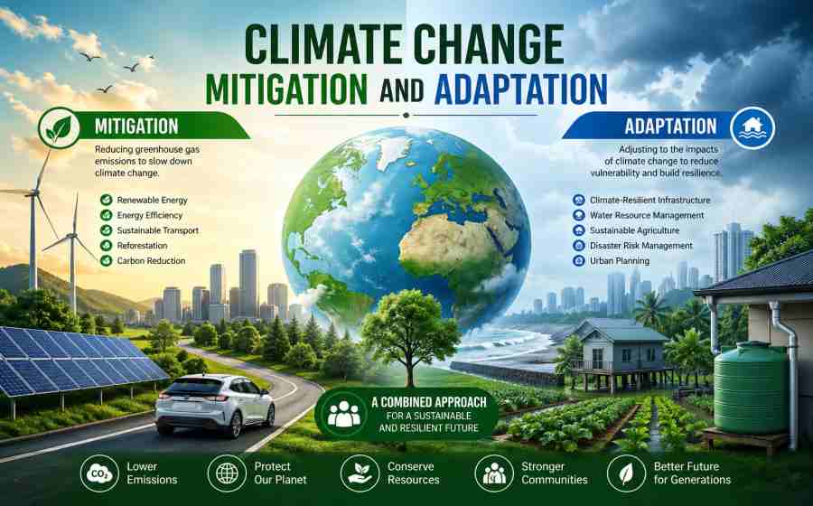 Climate Change Mitigation and Adaptation - Strategies for a Sustainable Future