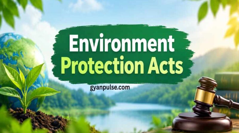 Environment Protection Acts - Key Laws Safeguarding Nature and Human Health
