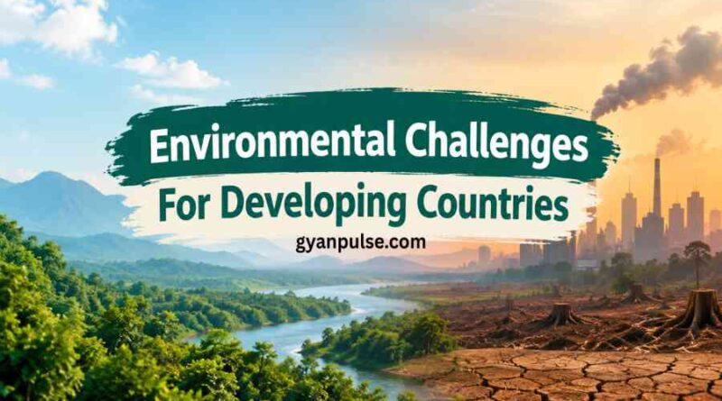 Environmental Challenges For Developing Countries - Causes, Impacts and Sustainable Solutions