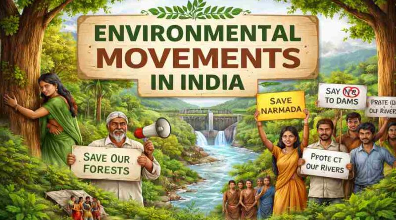 Environmental Movements in India - From Chipko to Narmada