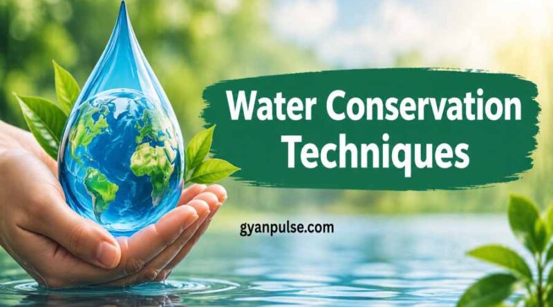 Water Conservation Techniques - Practical Ways to Save Water for a Sustainable Future