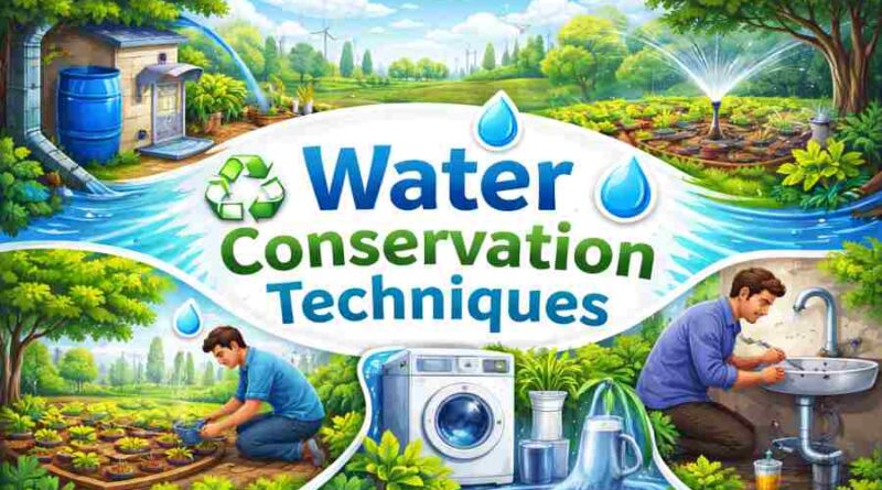 Water Conservation Techniques - Practical Ways to Save Water for a Sustainable Future