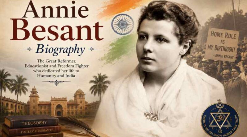 Annie Besant Biography - The Fearless Reformer Who Inspired India and the World