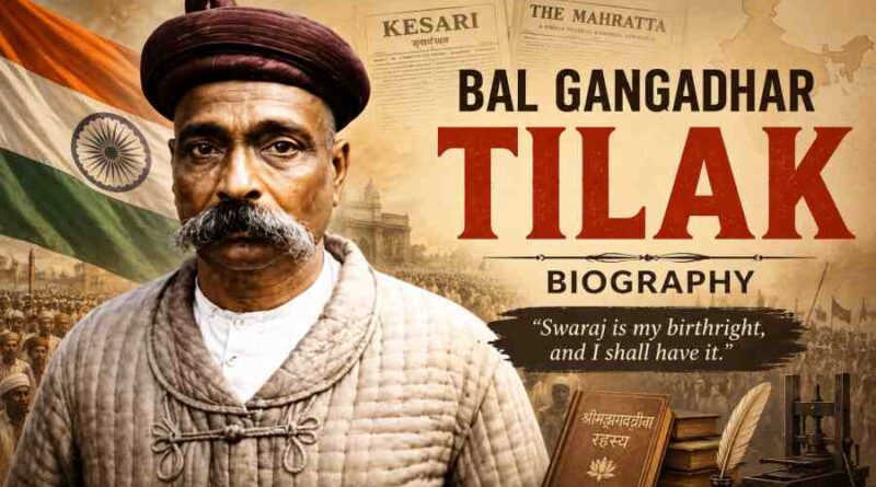 Bal Gangadhar Tilak Biography - The Father of Indian National Awakening