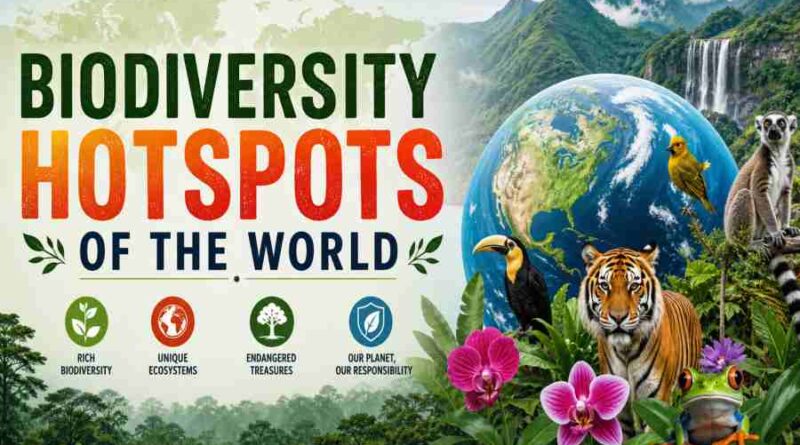 Biodiversity Hotspots of the World - Earth’s Most Valuable and Threatened Ecosystems