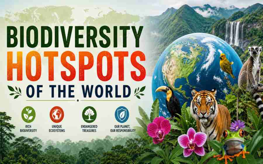 Biodiversity Hotspots of the World - Earth’s Most Valuable and Threatened Ecosystems