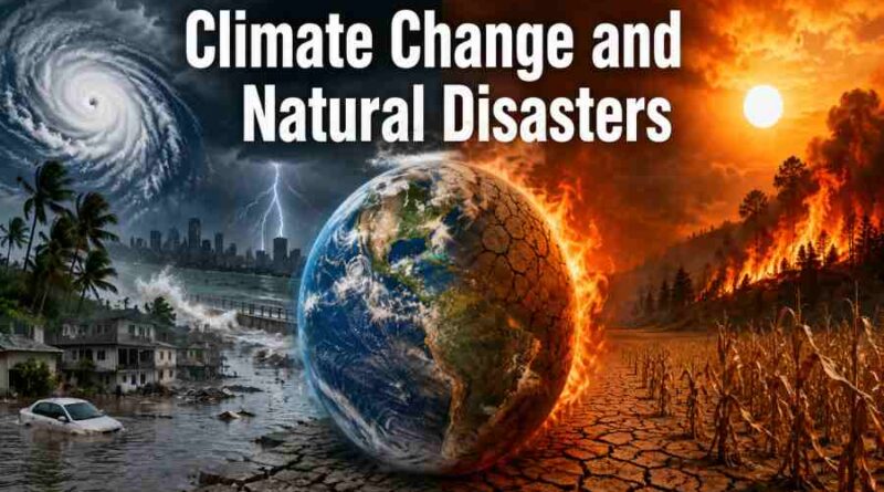 Climate Change and Natural Disasters - Causes, Effects and Global Impact