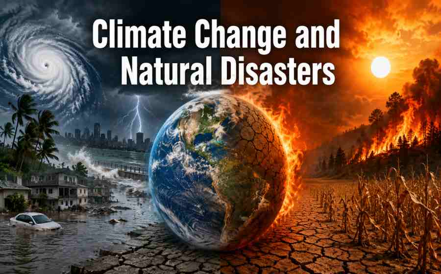 Climate Change and Natural Disasters - Causes, Effects and Global Impact