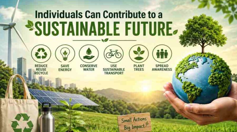 Individuals Can Contribute to a Sustainable Future - Small Actions for a Greener Planet