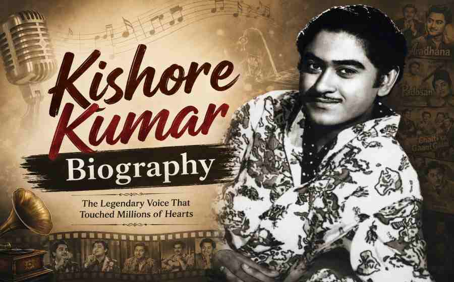 Kishore Kumar Biography - The Legendary Voice That Changed Indian Music Forever