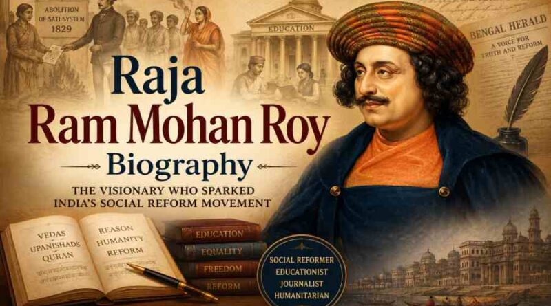 Raja Ram Mohan Roy Biography - The Visionary Who Sparked India’s Social Reform Movement