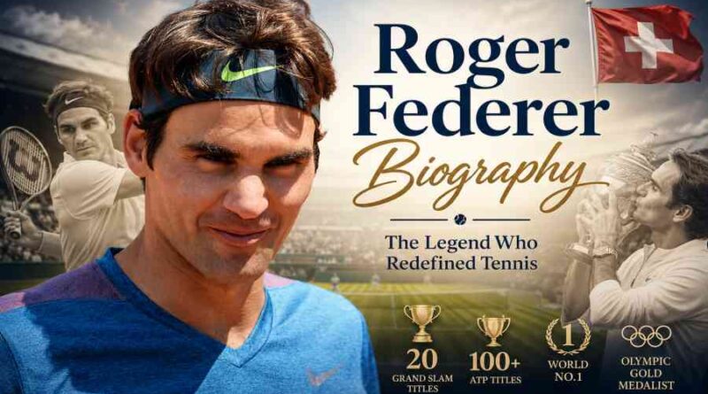 Roger Federer Biography - The Elegant Tennis Legend Who Changed the History of Game