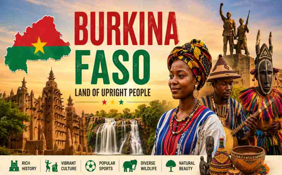 Burkina Faso - History, Culture, Sports and Fascinating Facts of the Land of Upright People