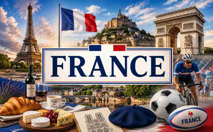 France - History, Culture, Sports, Tourist Places and Fascinating Facts