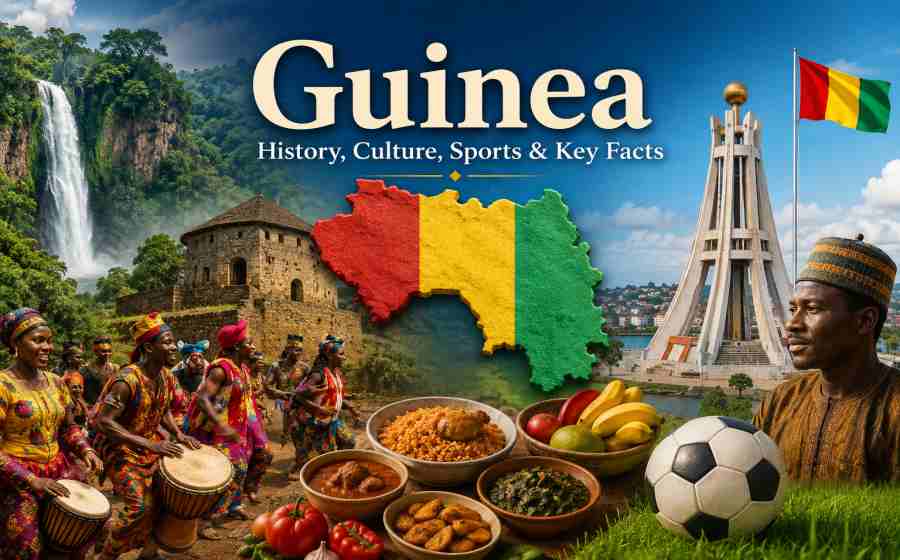 Guinea - History, Culture, Sports, Geography, Wildlife, Natural Beauty and Essential Facts