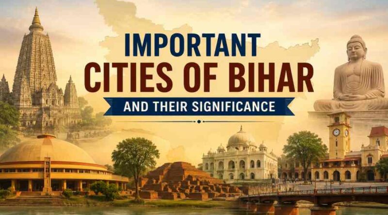 Important Cities of Bihar and Their Significance - Historical, Cultural and Economic Heart of the State