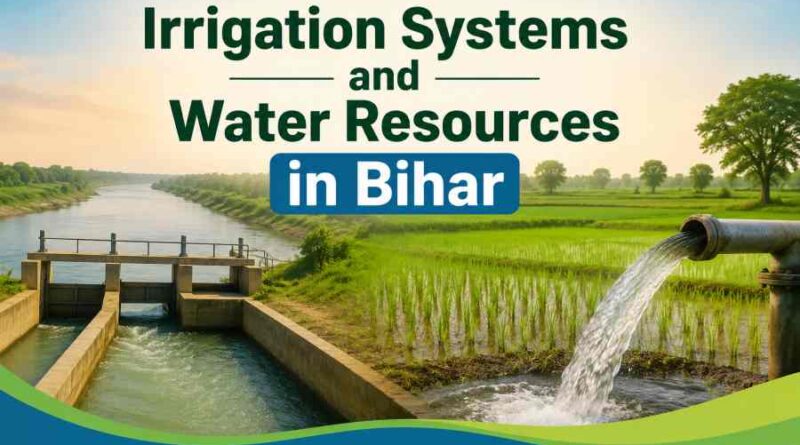Irrigation Systems and Water Resources in Bihar - Lifelines of Agriculture