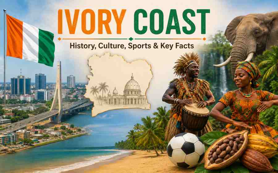 Ivory Coast - History, Culture, Sports, Wildlife and Essential Facts