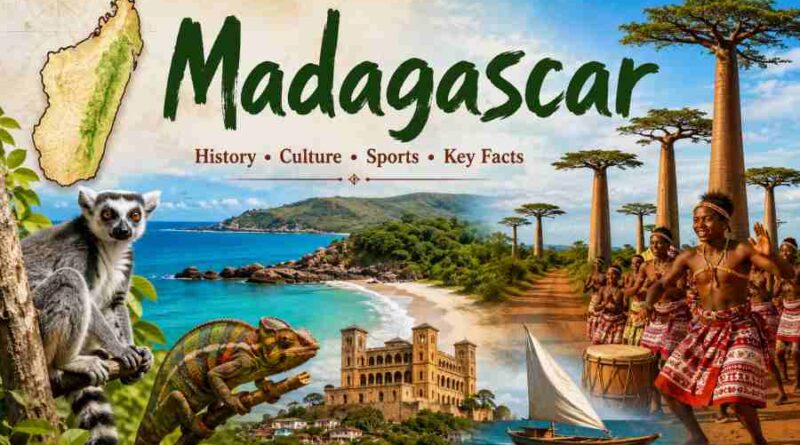 Madagascar - History, Culture, Sports, Tourist Places, Geography and Fascinating Facts