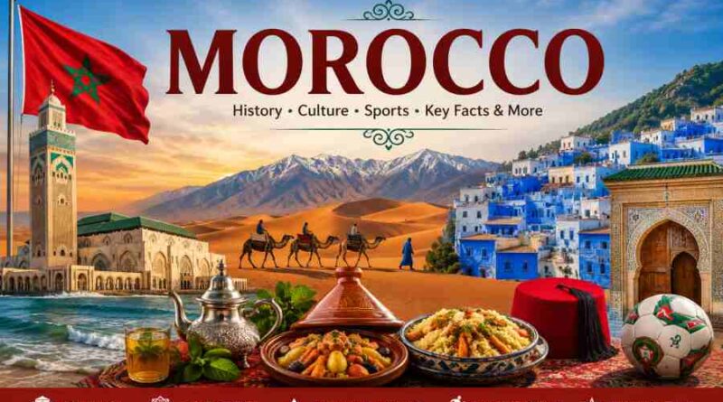 Morocco - History, Culture, Sports, Tourism Attractions and Key Facts
