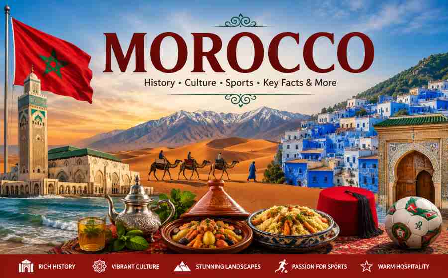 Morocco - History, Culture, Sports, Tourism Attractions and Key Facts