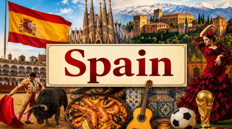 Spain - History, Culture, Sports, Tourist Places and Fascinating Facts About the Nation