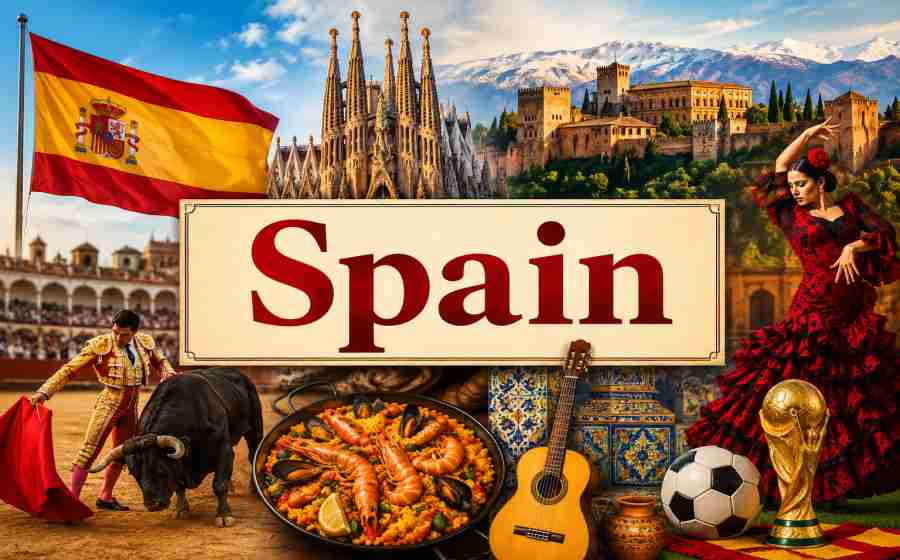 Spain - History, Culture, Sports, Tourist Places and Fascinating Facts About the Nation