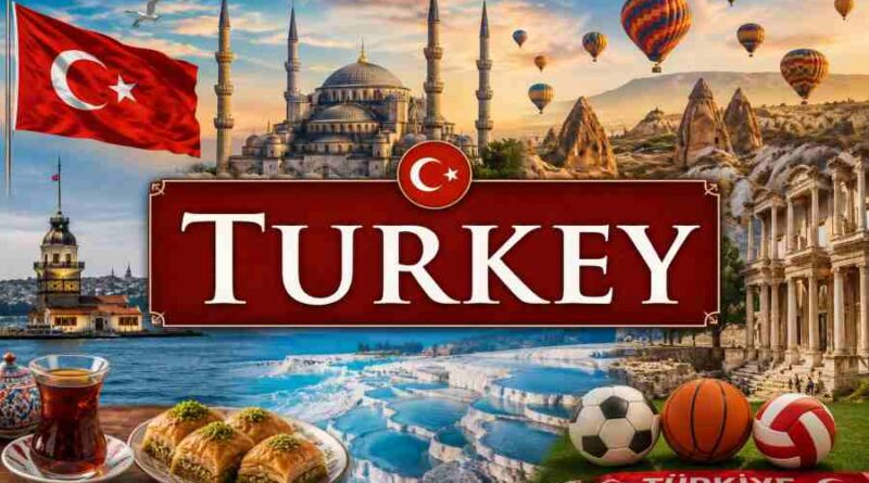 Turkey - History, Culture, Sports, Tourist Places and Fascinating Facts