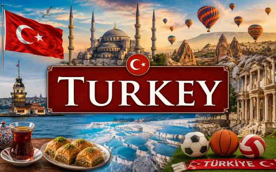 Turkey - History, Culture, Sports, Tourist Places and Fascinating Facts