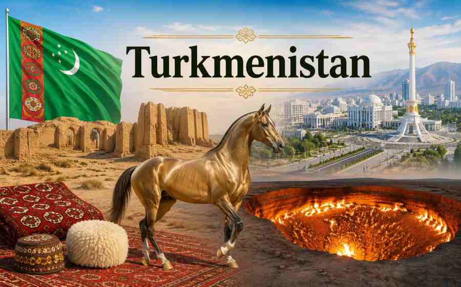Turkmenistan - History, Culture, Sports, Tourist Attractions and Key Facts