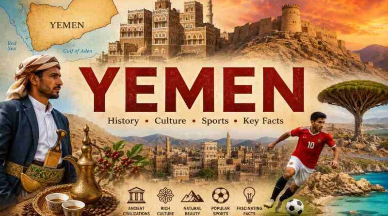 Yemen - A Land of Ancient Civilizations, Rich Culture, Sports and Fascinating Facts