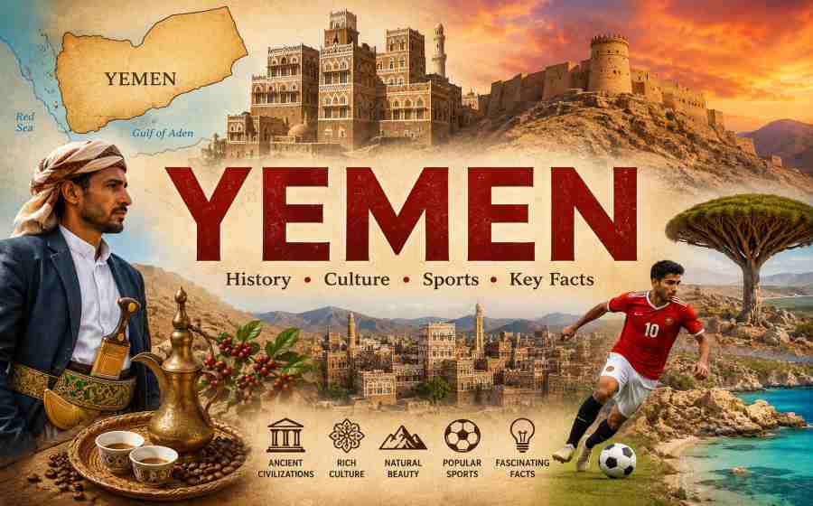 Yemen - A Land of Ancient Civilizations, Rich Culture, Sports and Fascinating Facts