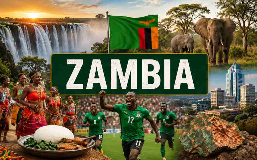 Zambia - History, Culture, Natural Landscapes, Sports and Key Facts