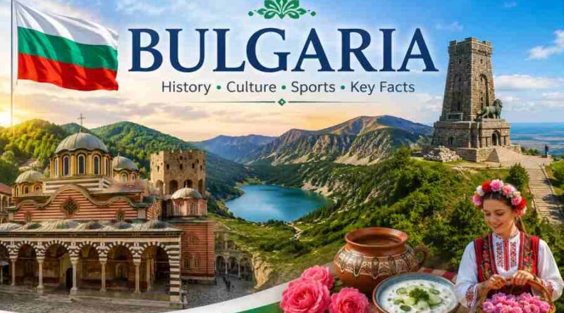 Bulgaria - History, Culture, Wildlife, Natural Beauty, Sports and Fascinating National Facts