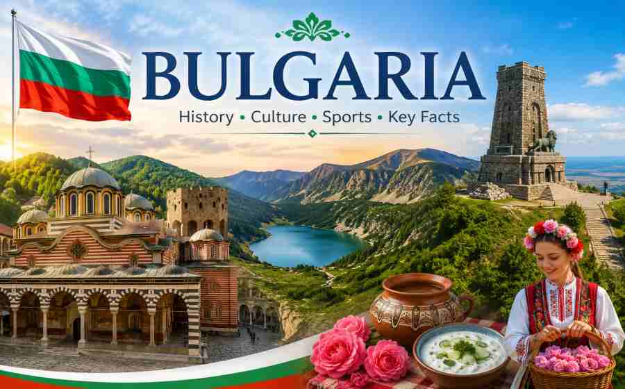 Bulgaria - History, Culture, Wildlife, Natural Beauty, Sports and Fascinating National Facts