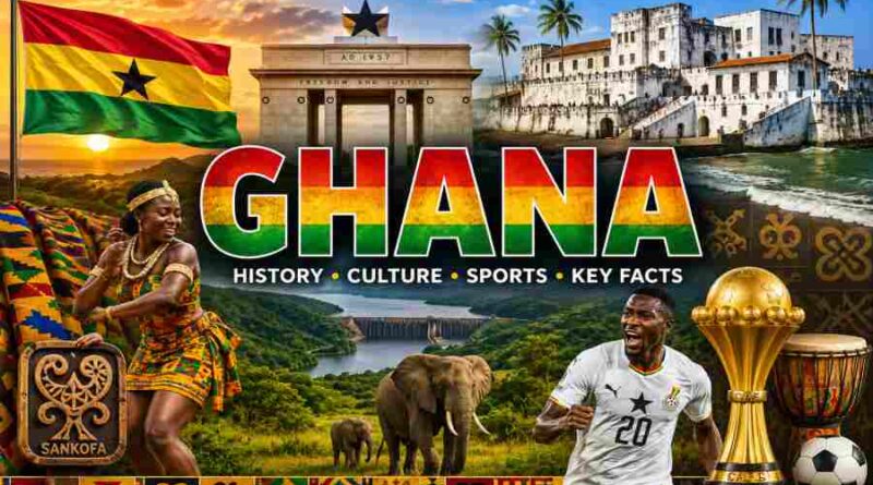 Ghana - History of a Land of Gold, Rich Heritage, Sporting Excellence and Fascinating Facts