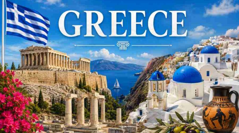 Greece - History, Culture, Tourist Places, Sports and Fascinating Facts