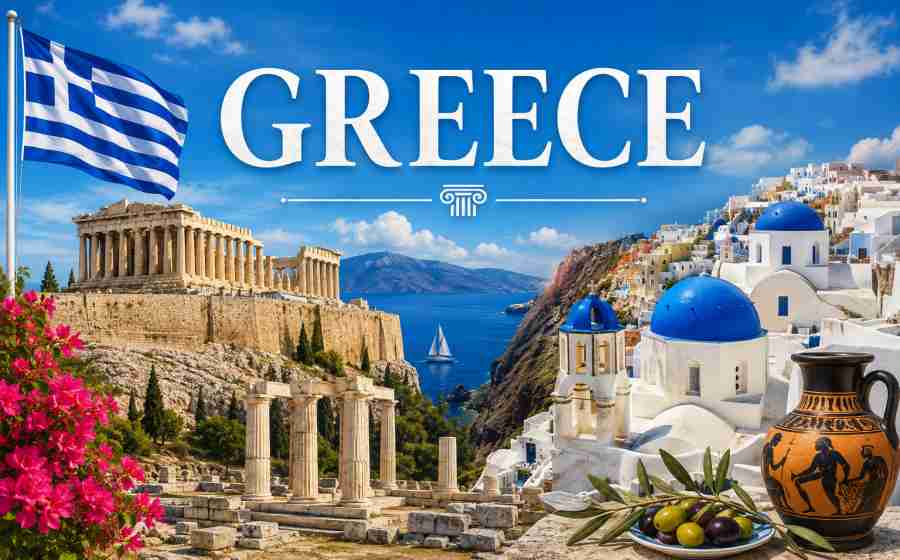 Greece - History, Culture, Tourist Places, Sports and Fascinating Facts